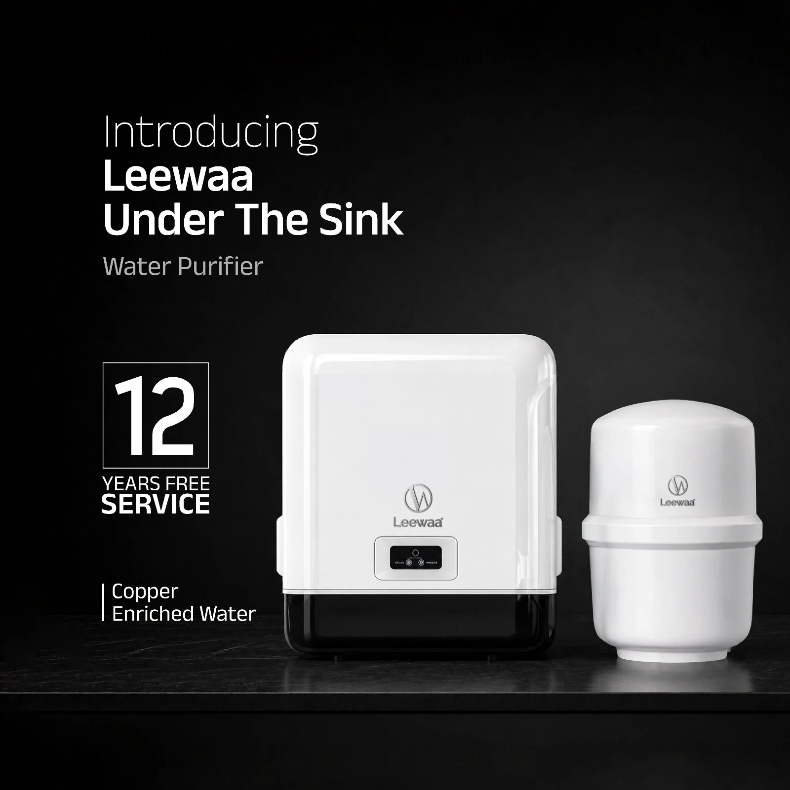 UNDER THE SINK WATER PURIFIER - alternate view
